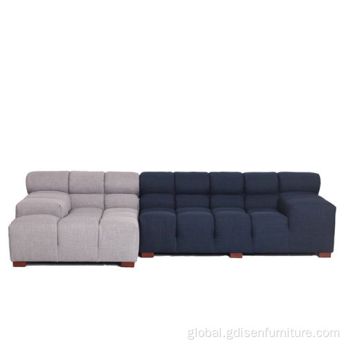 China Minimalist Modular Sofa Modern style Tufty Time Large and small Living Room Sofa in Fabric and Wood Frame Supplier